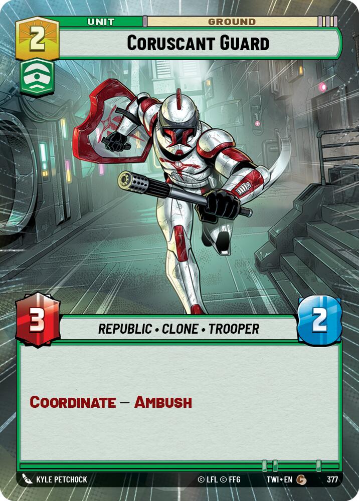 Coruscant Guard (377) (Hyperspace) (377) [Twilight of the Republic] | Odin's Place