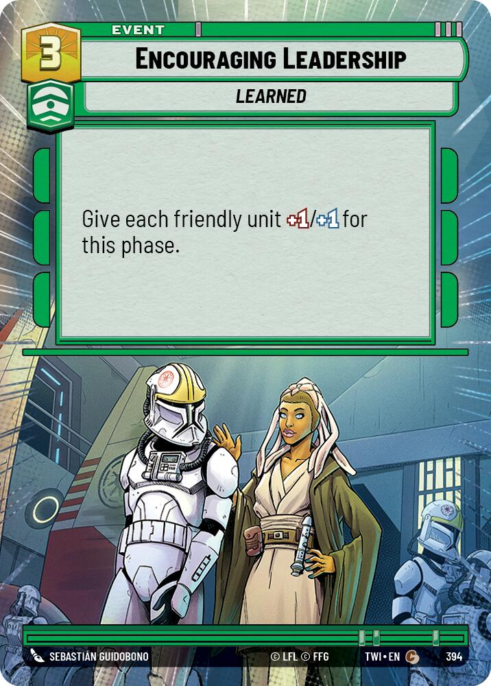 Encouraging Leadership (394) (Hyperspace) (394) [Twilight of the Republic] | Odin's Place