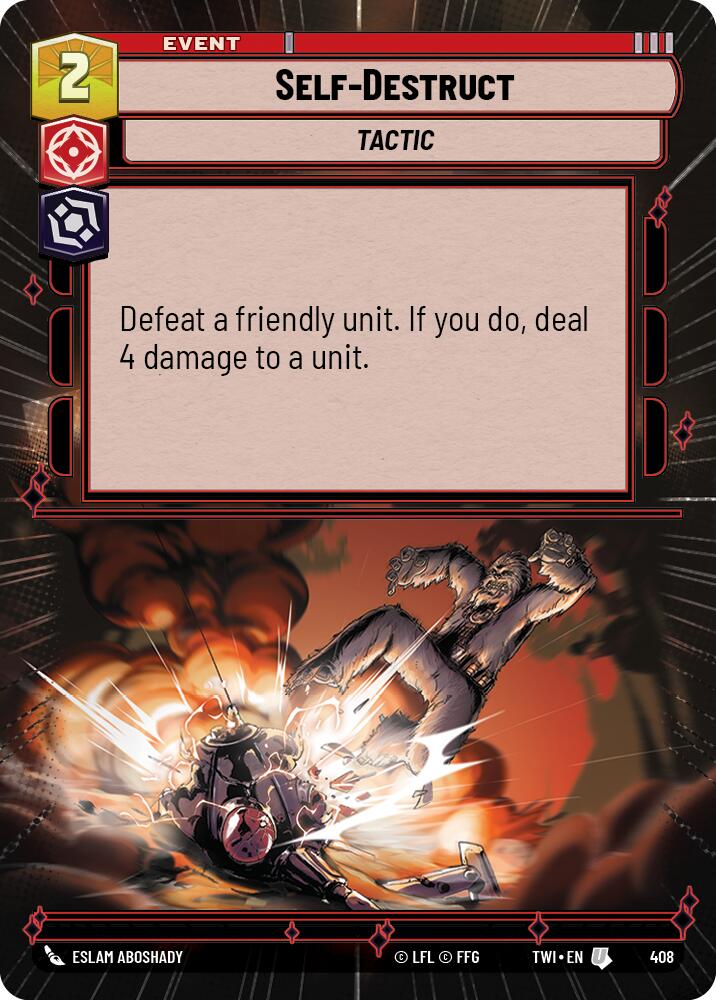 Self-Destruct (408) (Hyperspace) (408) [Twilight of the Republic] | Odin's Place