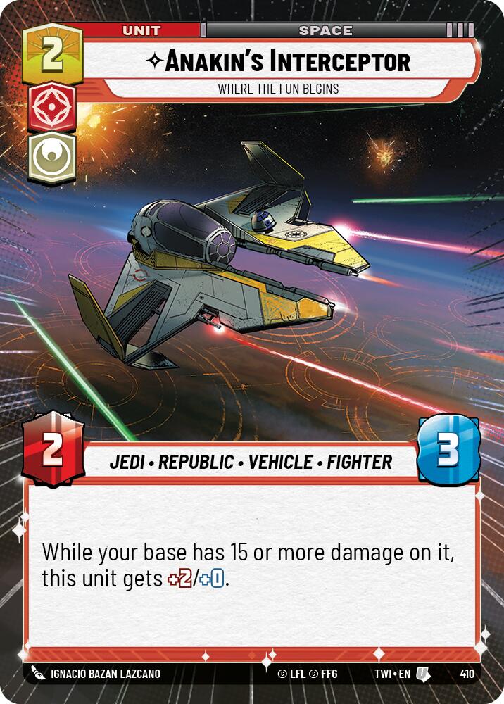 Anakin's Interceptor - Where the Fun Begins (410) (Hyperspace) (410) [Twilight of the Republic] | Odin's Place