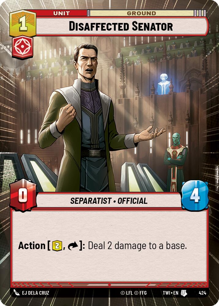 Disaffected Senator (424) (Hyperspace) (424) [Twilight of the Republic] | Odin's Place