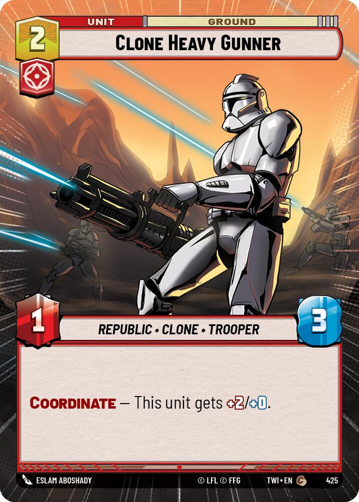 Clone Heavy Gunner (425) (Hyperspace) (425) [Twilight of the Republic] | Odin's Place
