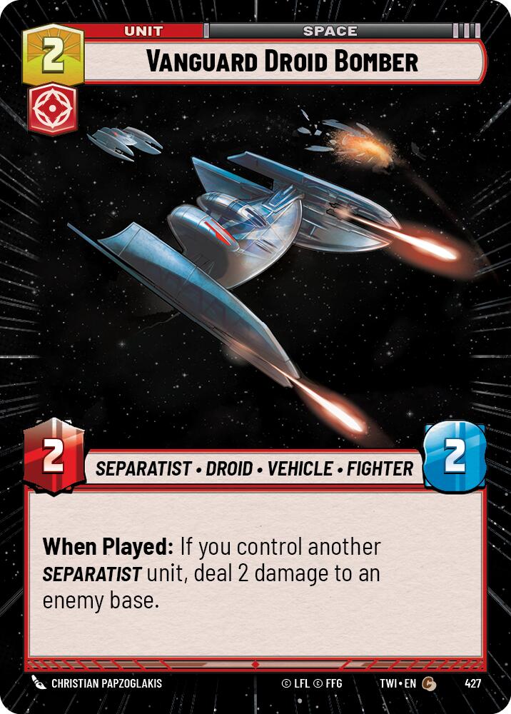 Vanguard Droid Bomber (427) (Hyperspace) (427) [Twilight of the Republic] | Odin's Place