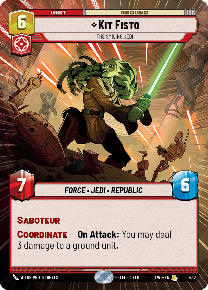 Kit Fisto - The Smiling Jedi (432) (Hyperspace) (432) [Twilight of the Republic] | Odin's Place
