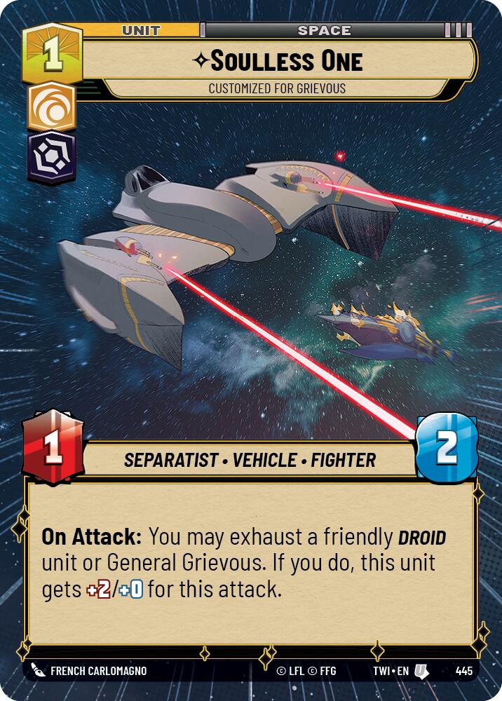 Soulless One - Customized for Grievous (445) (Hyperspace) (445) [Twilight of the Republic] | Odin's Place