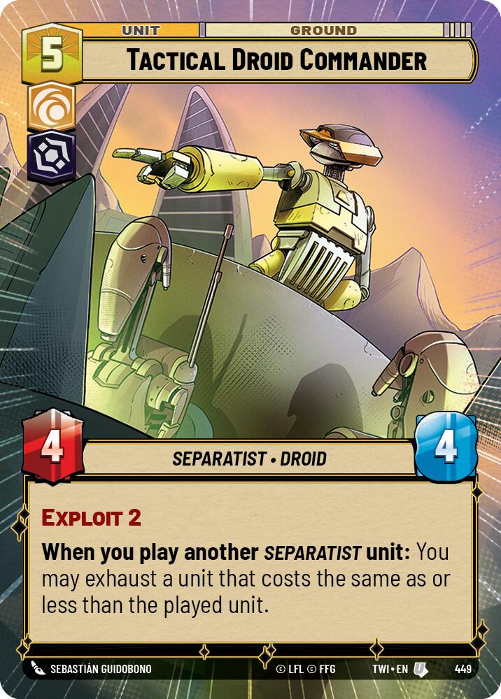 Tactical Droid Commander (449) (Hyperspace) (449) [Twilight of the Republic] | Odin's Place
