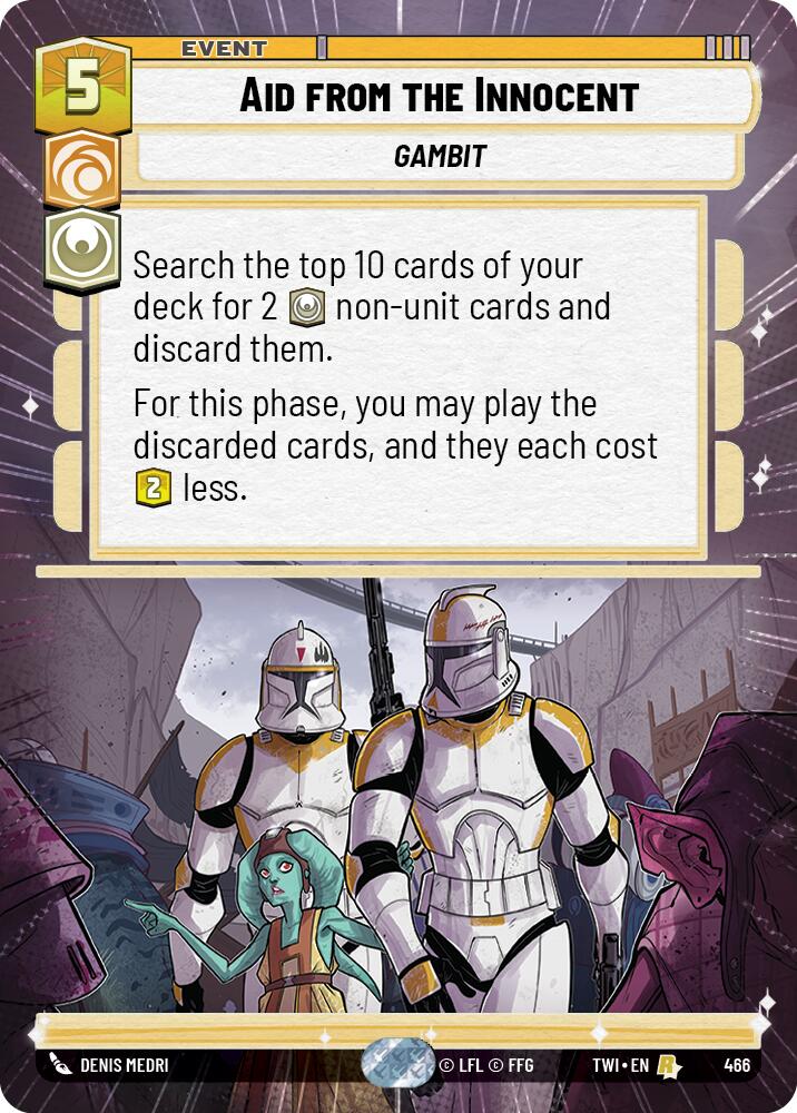 Aid from the Innocent (466) (Hyperspace) (466) [Twilight of the Republic] | Odin's Place