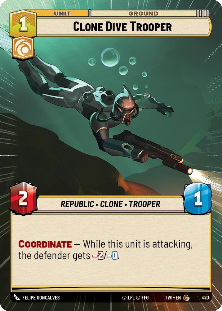 Clone Dive Trooper (470) (Hyperspace) (470) [Twilight of the Republic] | Odin's Place