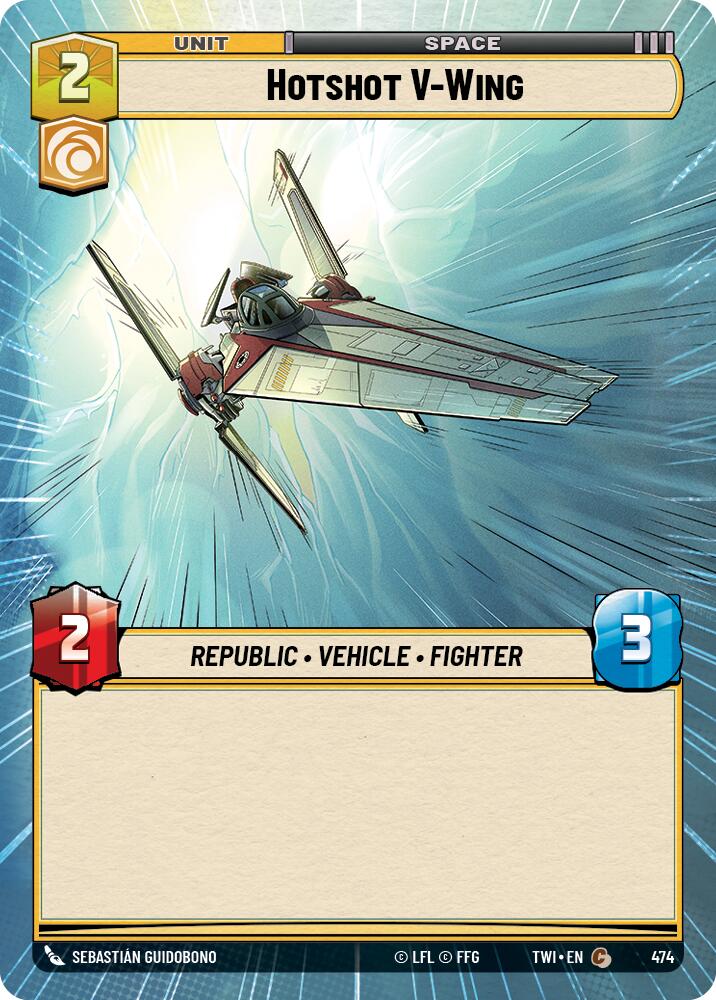 Hotshot V-Wing (474) (Hyperspace) (474) [Twilight of the Republic] | Odin's Place
