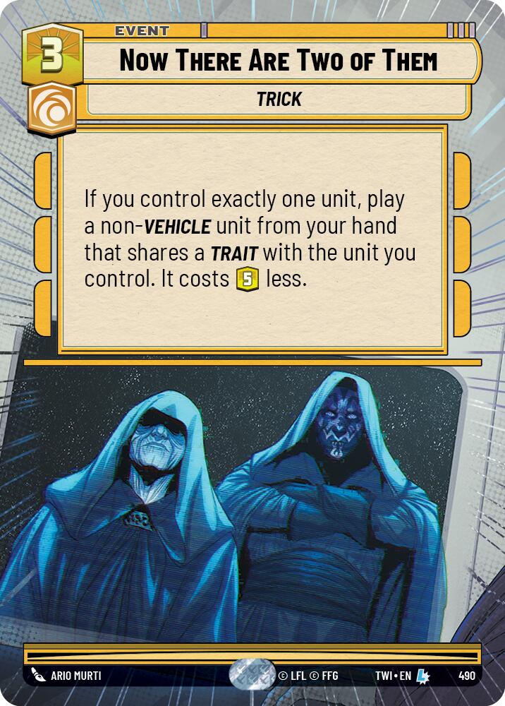 Now There Are Two of Them (490) (Hyperspace) (490) [Twilight of the Republic] | Odin's Place