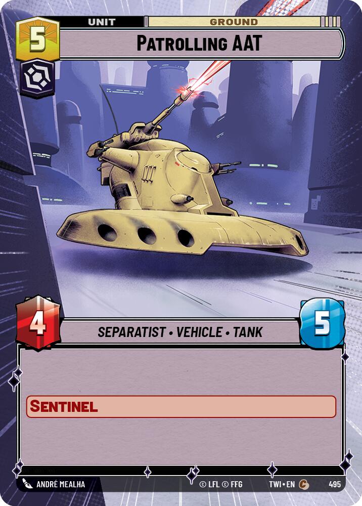 Patrolling AAT (495) (Hyperspace) (495) [Twilight of the Republic] | Odin's Place