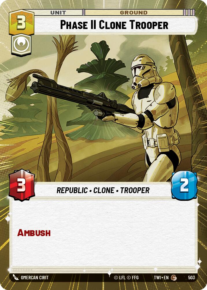 Phase II Clone Trooper (503) (Hyperspace) (503) [Twilight of the Republic] | Odin's Place