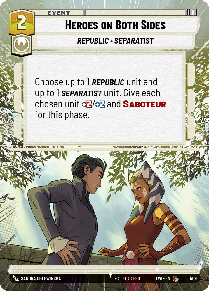 Heroes on Both Sides (509) (Hyperspace) (509) [Twilight of the Republic] | Odin's Place