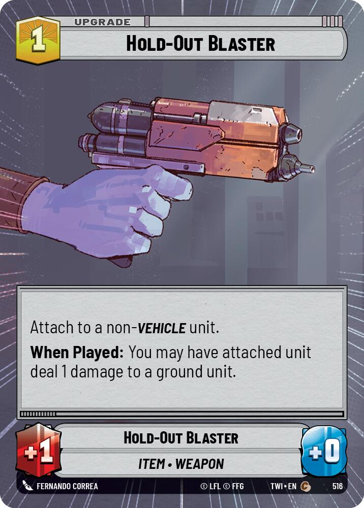 Hold-Out Blaster (516) (Hyperspace) (516) [Twilight of the Republic] | Odin's Place
