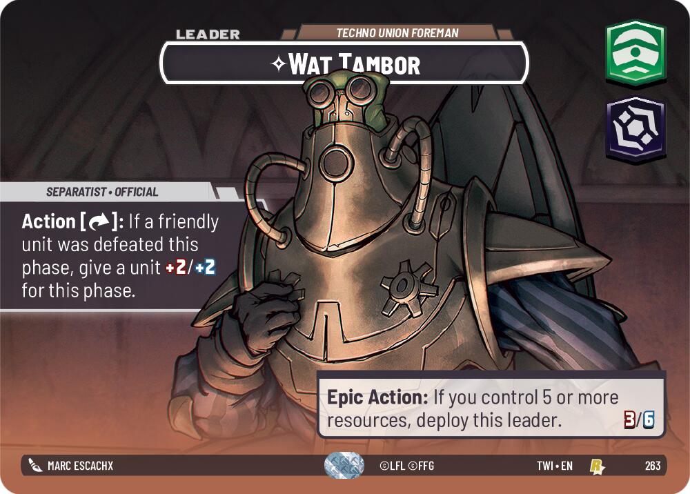 Wat Tambor - Techno Union Foreman (263) (Showcase) (263) [Twilight of the Republic] | Odin's Place