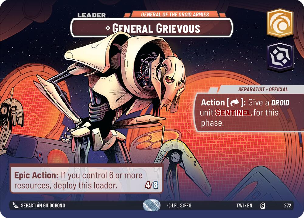General Grievous - General of the Droid Armies (272) (Showcase) (272) [Twilight of the Republic] | Odin's Place
