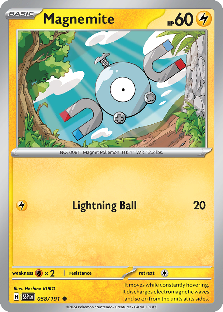 Magnemite (058/191) [Scarlet & Violet: Surging Sparks] | Odin's Place