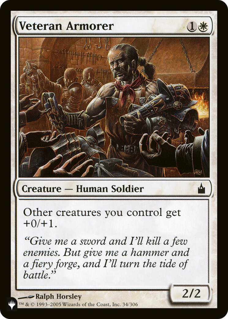 Veteran Armorer [The List] | Odin's Place