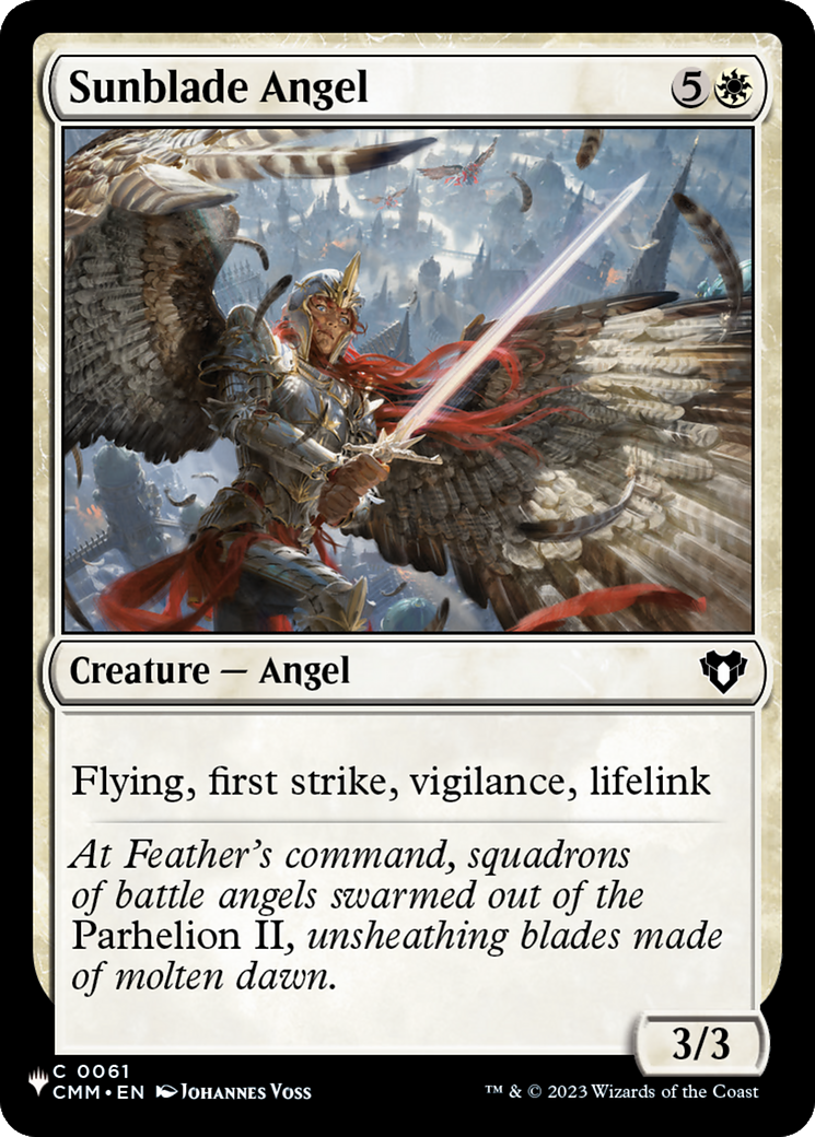 Sunblade Angel [The List] | Odin's Place