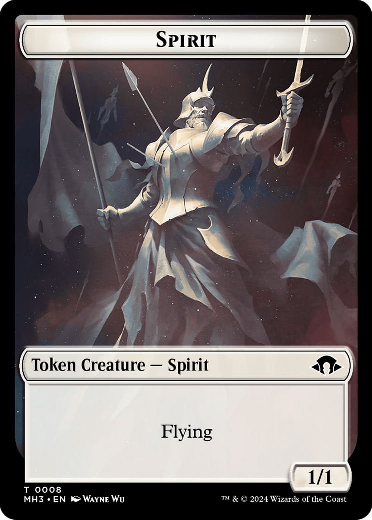 Phyrexian Germ // Spirit (0008) Double-Sided Token [Modern Horizons 3 Tokens] | Odin's Place