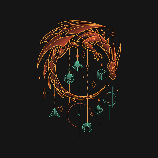 T-Shirt: Draconic Dice Keeper | Odin's Place