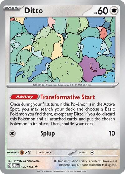 Ditto (132/165) (Non-Holo) [Scarlet & Violet 151] | Odin's Place