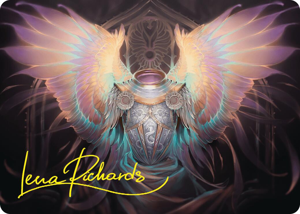 Celestial Armor Art Card (2/54) (Gold-Stamped Signature) [Foundations Art Series] | Odin's Place