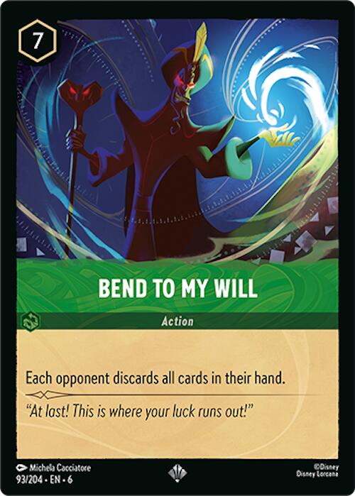 Bend to My Will (93/204) [Azurite Sea] | Odin's Place