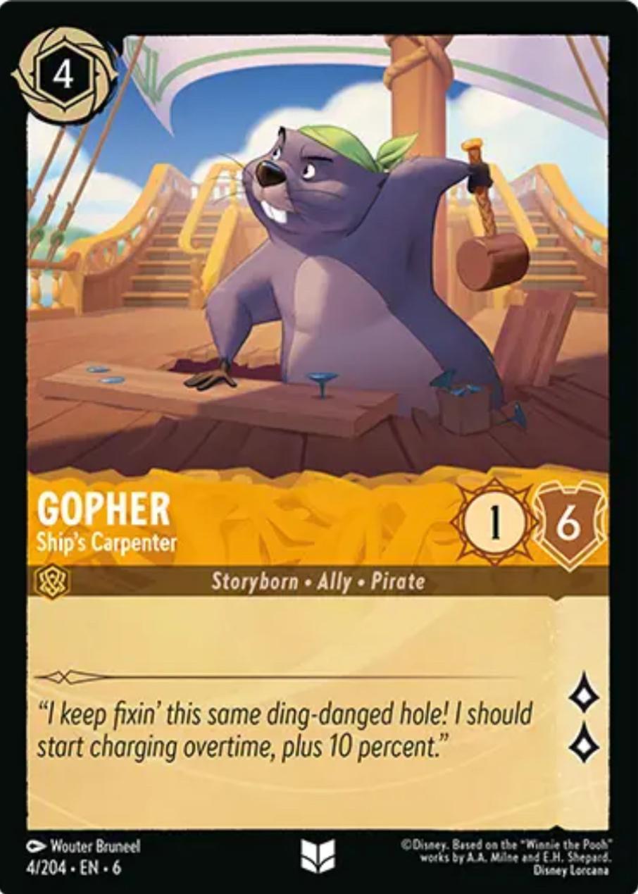 Gopher - Ship's Carpenter (4/204) [Azurite Sea] | Odin's Place
