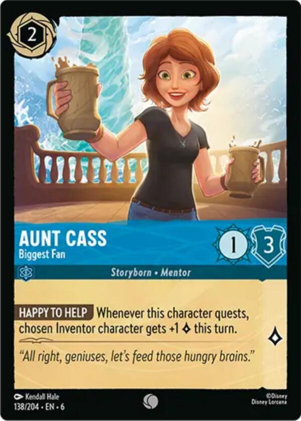 Aunt Cass - Biggest Fan (138/204) [Azurite Sea] | Odin's Place