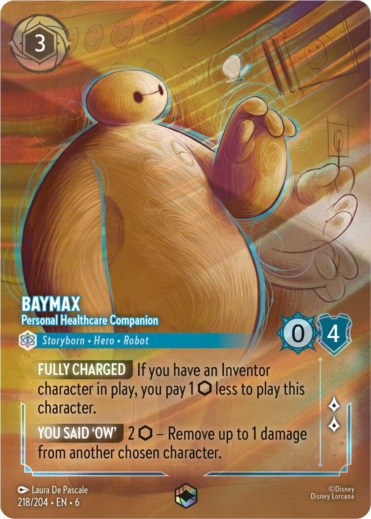 Baymax - Personal Healthcare Companion (Enchanted) (218/204) [Azurite Sea] | Odin's Place