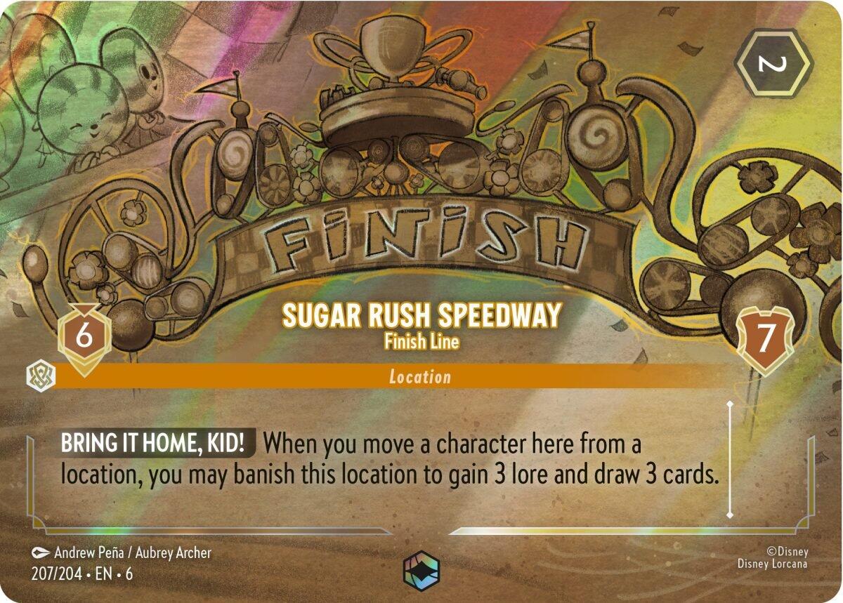 Sugar Rush Speedway - Finish Line (Enchanted) (207/204) [Azurite Sea] | Odin's Place