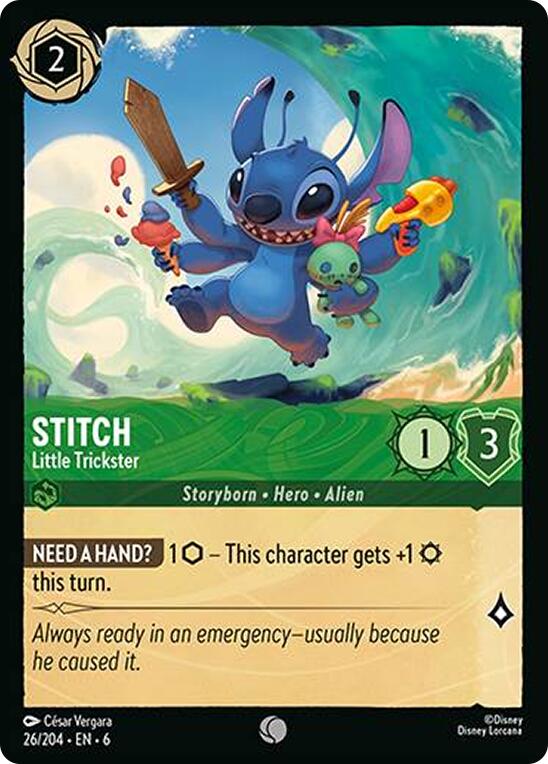 Stitch - Little Trickster (26/204) [Azurite Sea] | Odin's Place