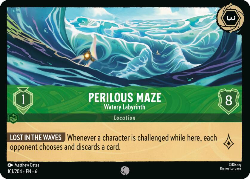 Perilous Maze - Watery Labyrinth (101/204) [Azurite Sea] | Odin's Place