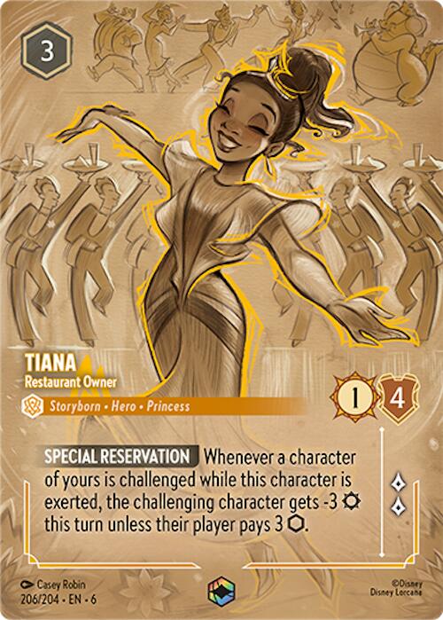 Tiana - Restaurant Owner (Enchanted) (206/204) [Azurite Sea] | Odin's Place