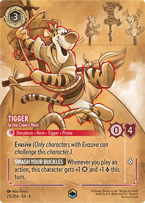Tigger - In the Crow's Nest (Enchanted) (215/204) [Azurite Sea] | Odin's Place