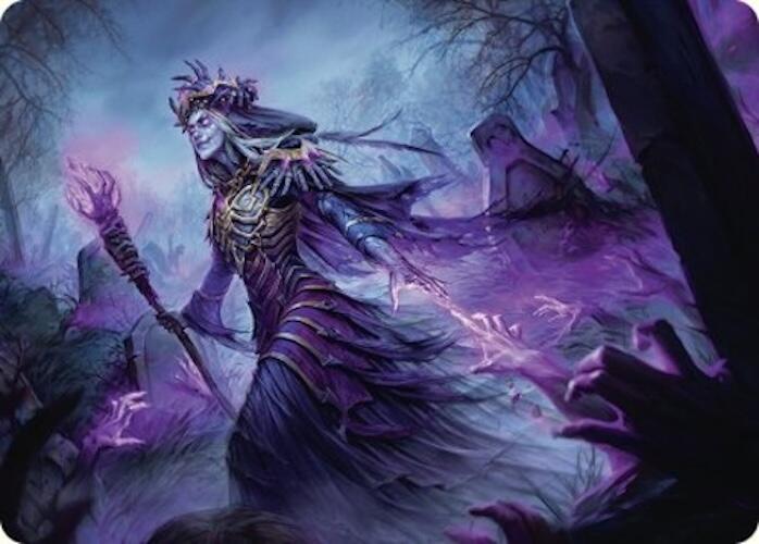 Zul Ashur, Lich Lord Art Card (10/54) [Foundations Art Series] | Odin's Place