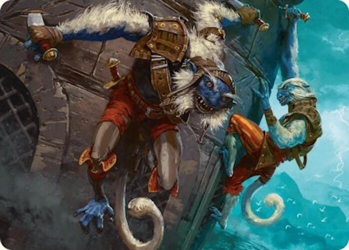 Goblin Boarders Art Card (11/54) [Foundations Art Series] | Odin's Place