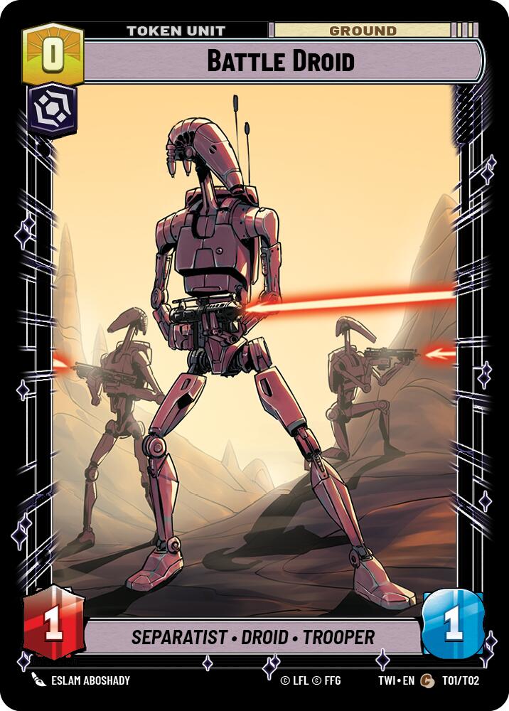 Battle Droid // Clone Trooper (T01 // T02) (T01 // T02) [Twilight of the Republic] | Odin's Place