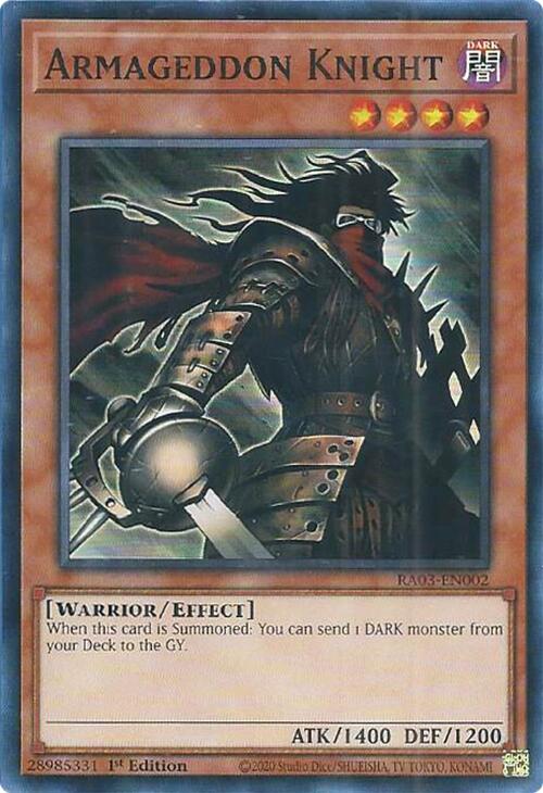 Armageddon Knight [RA03-EN002] Super Rare | Odin's Place