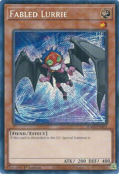 Fabled Lurrie (Secret Rare) [RA03-EN003] Secret Rare | Odin's Place