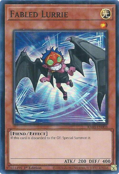 Fabled Lurrie [RA03-EN003] Super Rare | Odin's Place