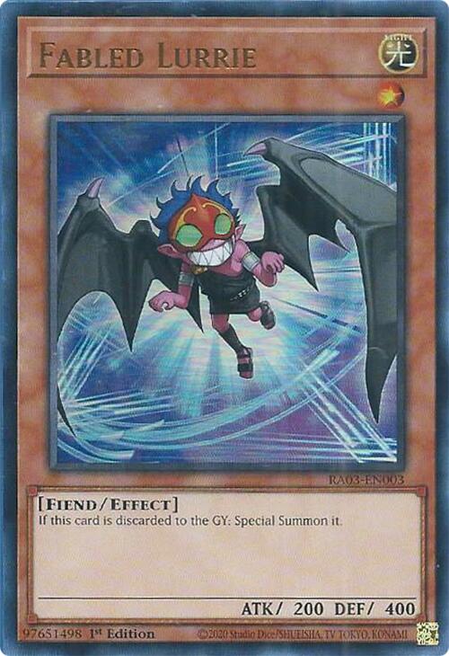 Fabled Lurrie (UR) [RA03-EN003] Ultra Rare | Odin's Place