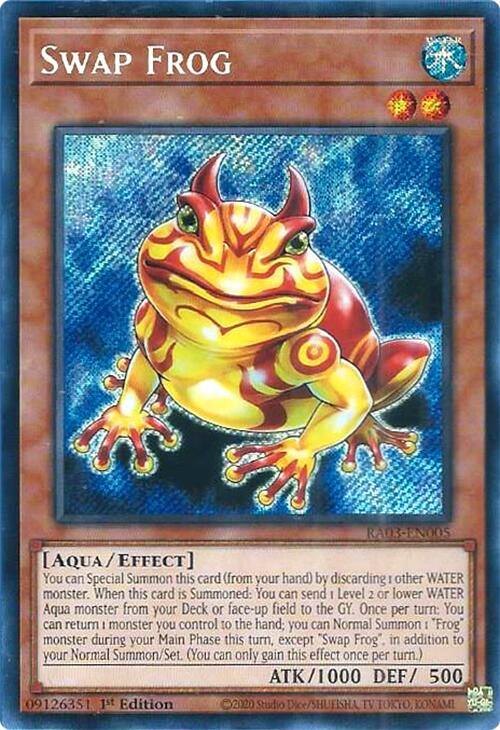 Swap Frog (Secret Rare) [RA03-EN005] Secret Rare | Odin's Place