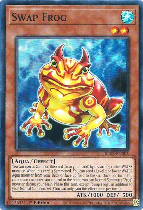 Swap Frog [RA03-EN005] Super Rare | Odin's Place
