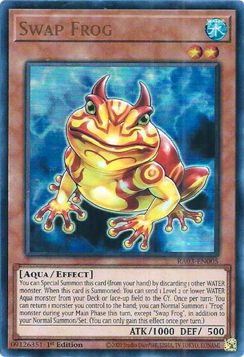 Swap Frog (UR) [RA03-EN005] Ultra Rare | Odin's Place