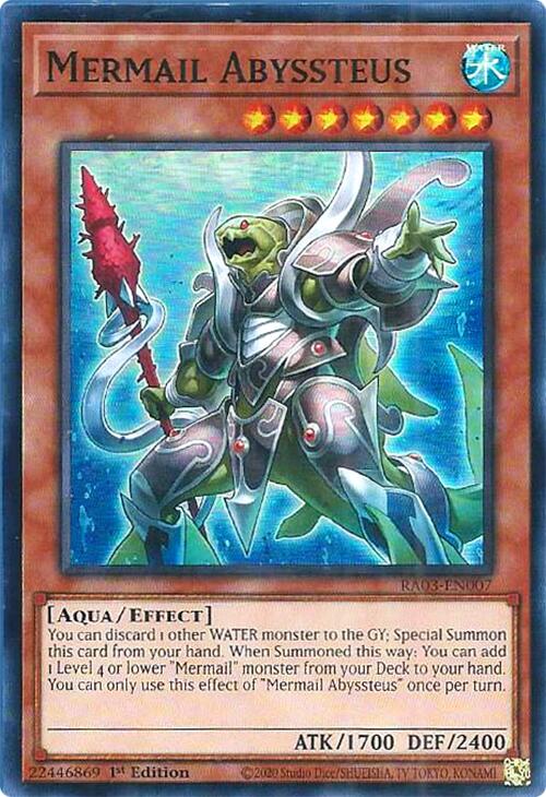 Mermail Abyssteus [RA03-EN007] Super Rare | Odin's Place