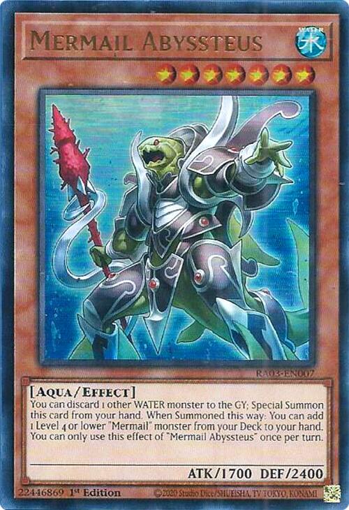 Mermail Abyssteus (UR) [RA03-EN007] Ultra Rare | Odin's Place