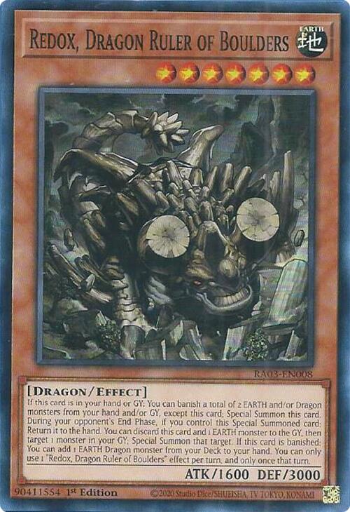 Redox, Dragon Ruler of Boulders [RA03-EN008] Super Rare | Odin's Place