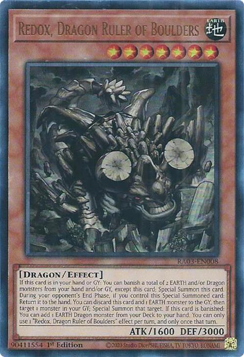 Redox, Dragon Ruler of Boulders (UR) [RA03-EN008] Ultra Rare | Odin's Place